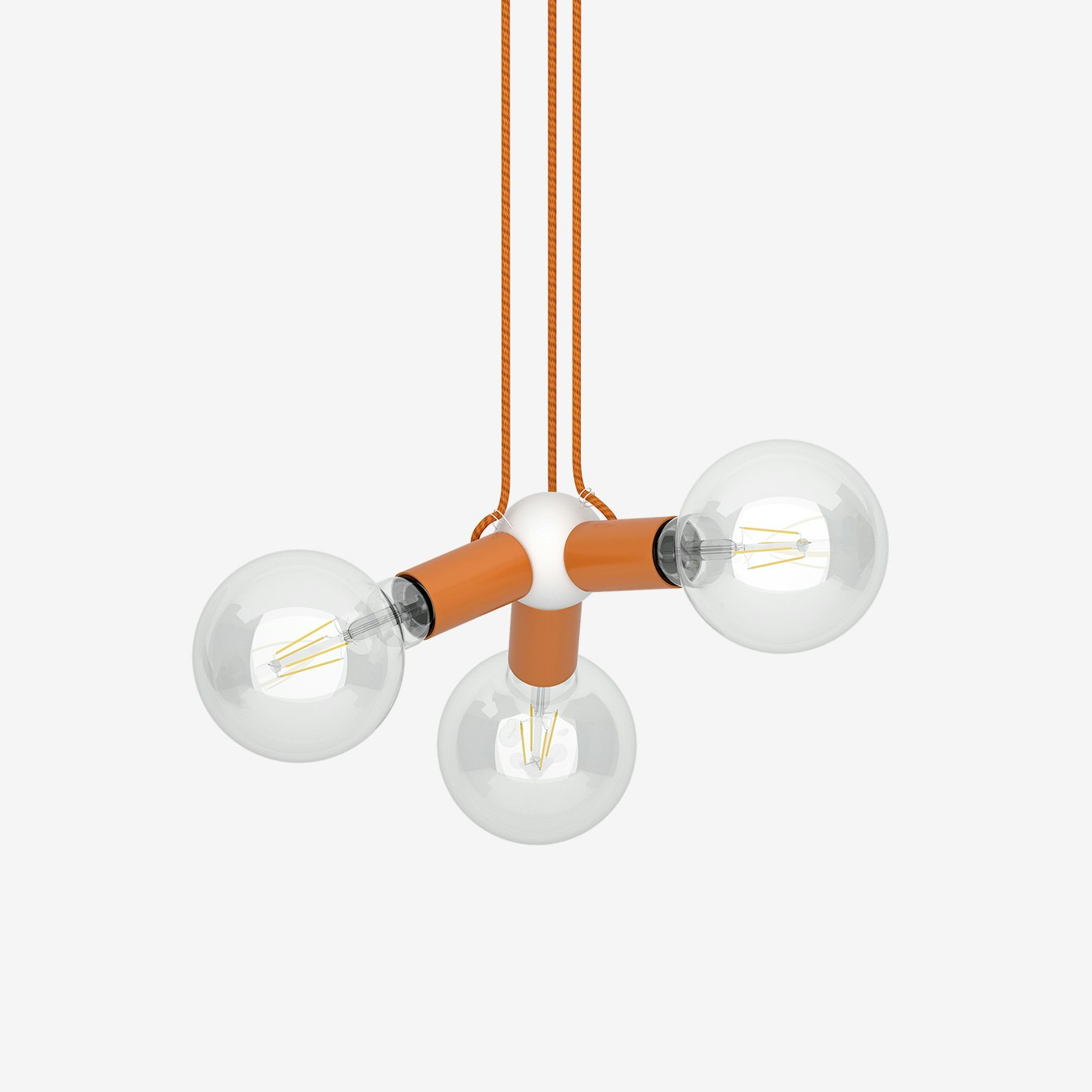 Orange Magnetico 3 Pendel Pendant Lamp