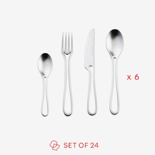 Matte 'Outline' Table Cutlery - Set of 24