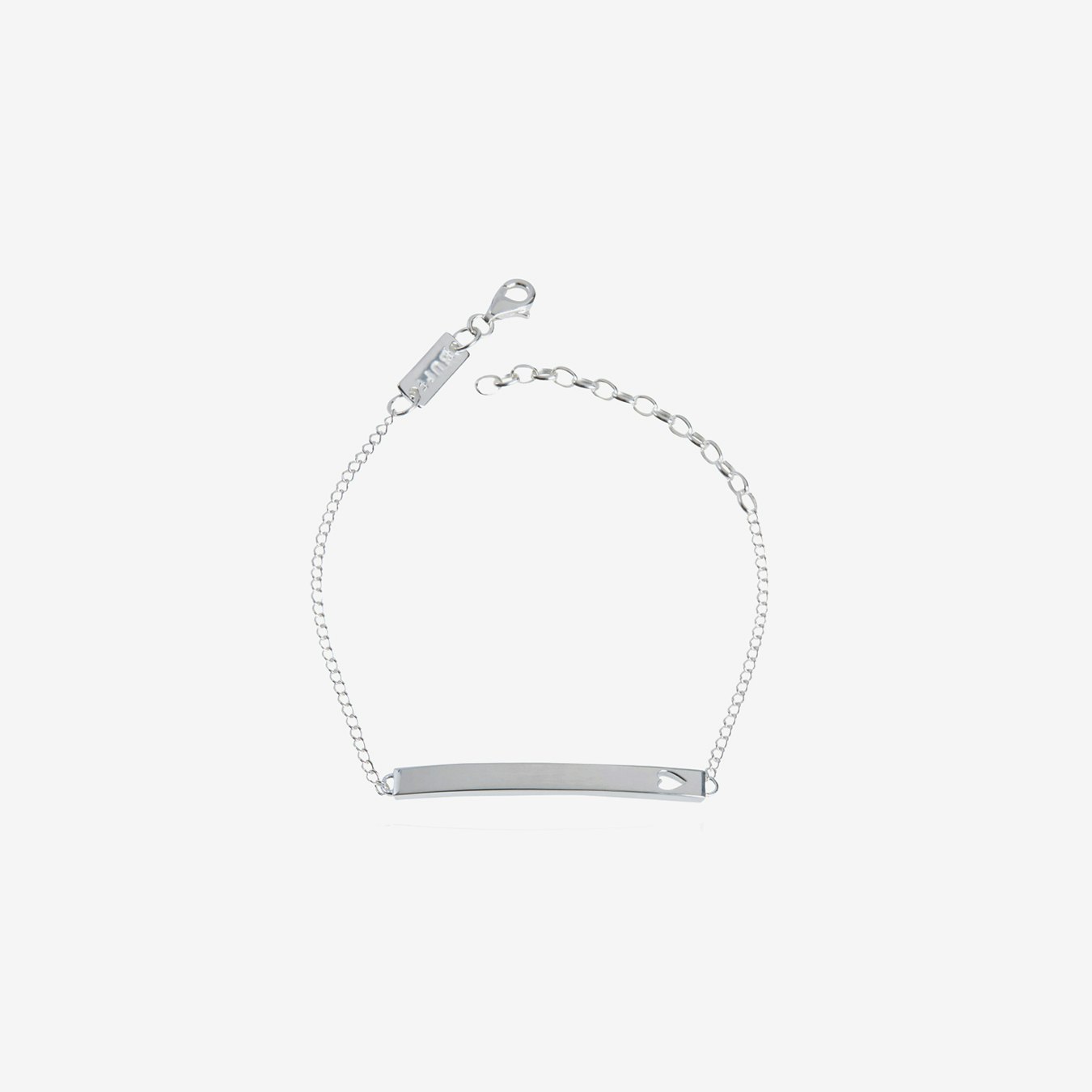 Feel The Love Bracelet Silver by Buff Jewellery