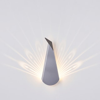 Peacock LED Light - Silver