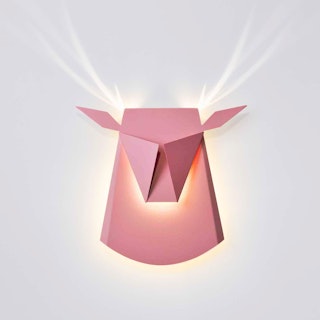 Deer Head LED Light - Pink