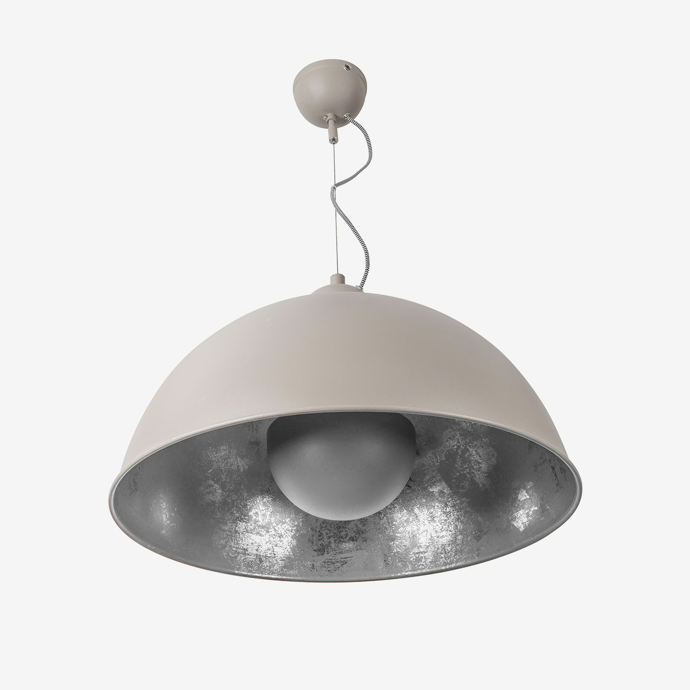 Concrete Lamp in Concrete/Silver Vandeheg - Fy