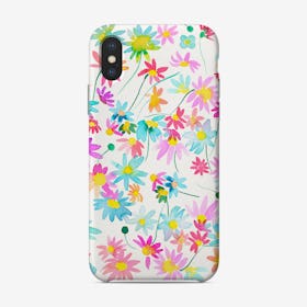 Daisies Floral Pastel 1 Phone Case