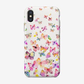Spring Watercolor Butterflies Phone Case