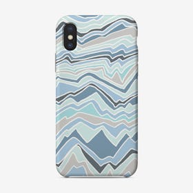 Rainbow Mountains Blue Phone Case