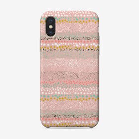 Little Textured Minimal Dots Pink Phone Case