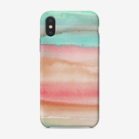 Gradient Watercolor Melon Phone Case