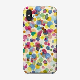 Watercolor Colorful Drops Phone Case