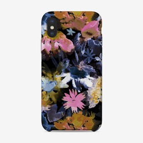 Watercolor Spring Floral Memories Black Phone Case