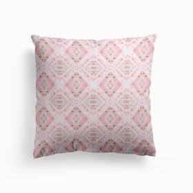 Boho Shibori Pink Cushion