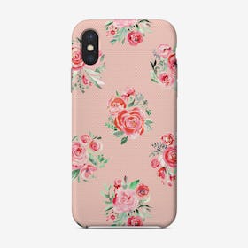 Sweet Roses Blooms Sweet Pink Phone Case