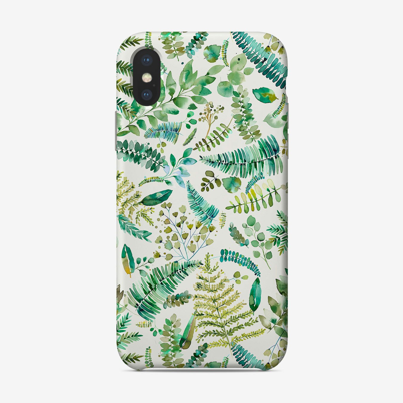 Botanical Leaves And Plants Bio Green Phone Case By Ninola Design Fy