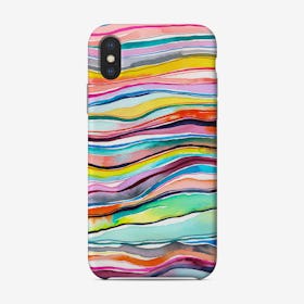 Mineral Layers Watercolor Colorful Phone Case
