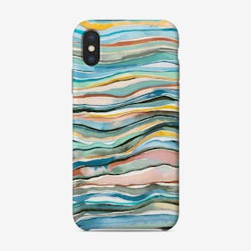Mineral Layers Watercolor Multicolored Phone Case