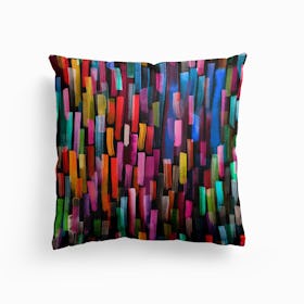 Colorful Brushstrokes Cushion