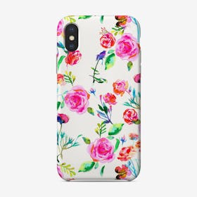 Roses Bouquet Pink Phone Case