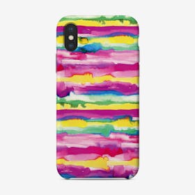 Gradient Tropical Color Lines Phone Case