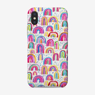 Cute Watercolor Rainbows Phone Case