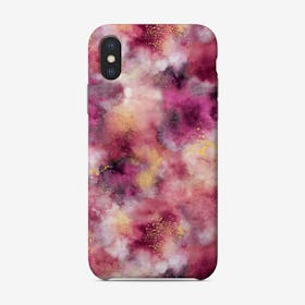 Smoky Marble Watercolor Pink Phone Case