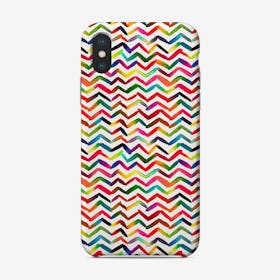 Chevron Stripes Multicolored Phone Case