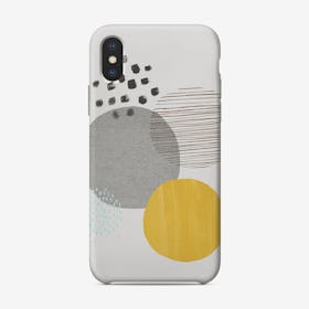 Abstract Mustard And Concrete Phone Case Phone Case