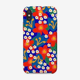 Red Flowers Phone Case