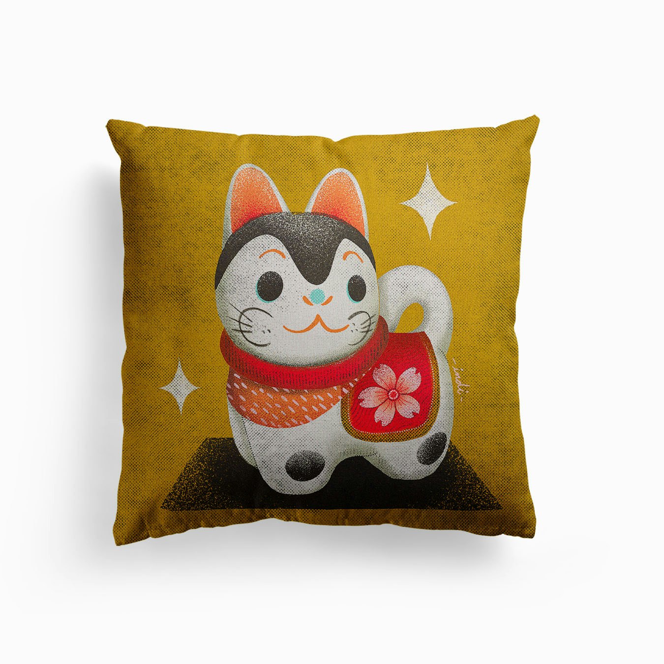 Inu Hariko Canvas Kissen