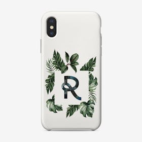 Botanical Alphabet R Phone Case