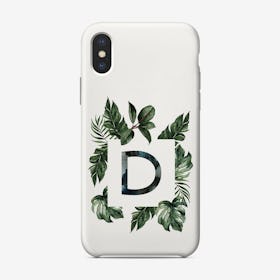 Botanical Alphabet D Phone Case