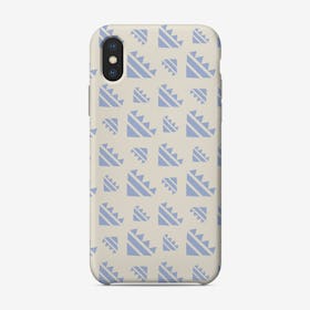 Pastel Abstract Shapes Pattern Phone Case