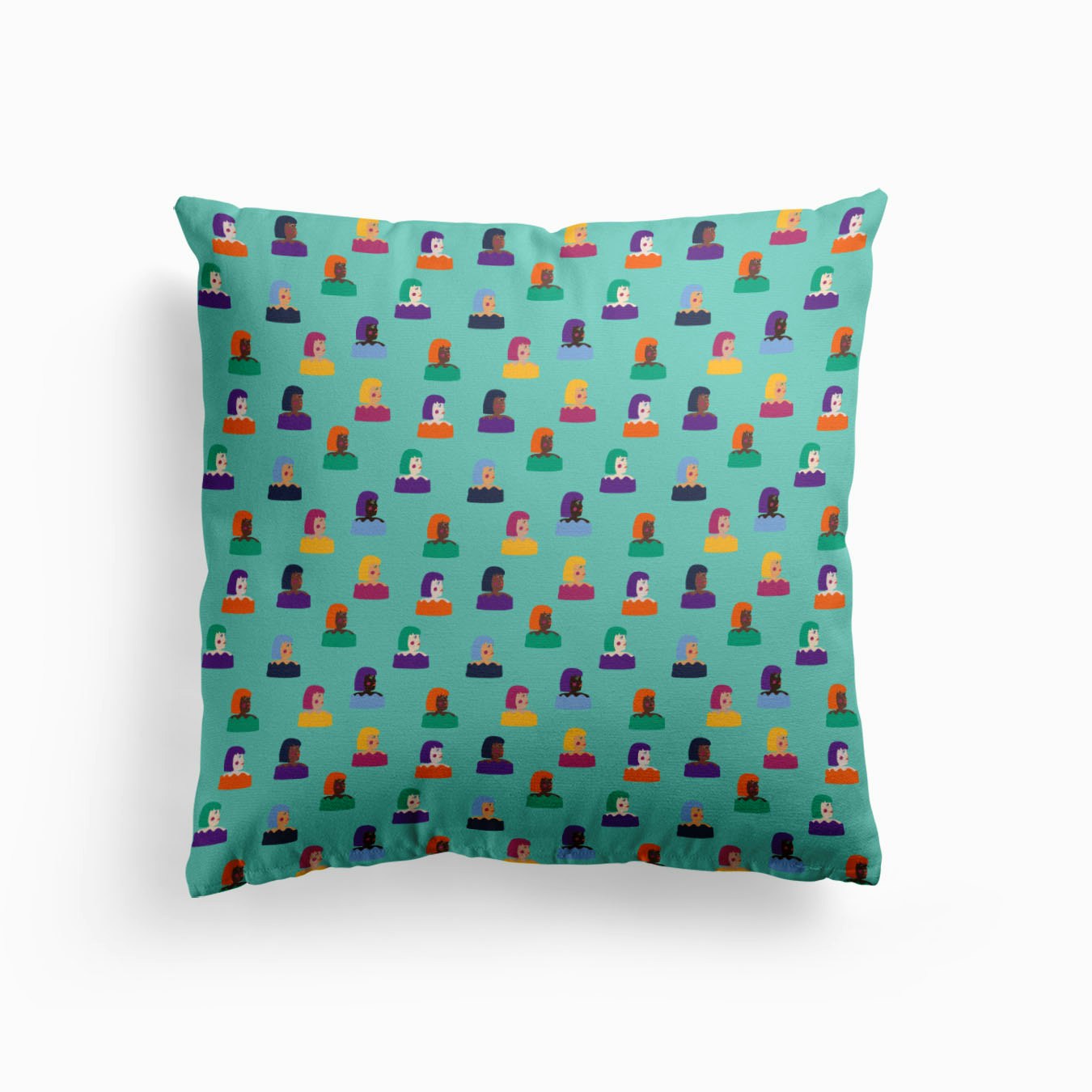 Cool Girls Cushion by Ildiko Sipos