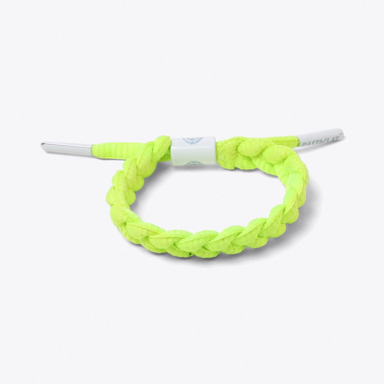 Shoelace Bracelet In Neon Yellow Shoelace Bracelet In Neon Yellow