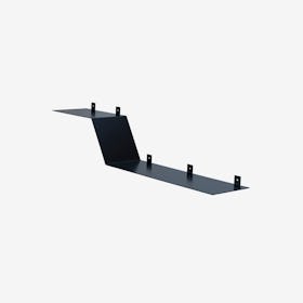 ASYMMETRICAL Z Wall Shelf in Black