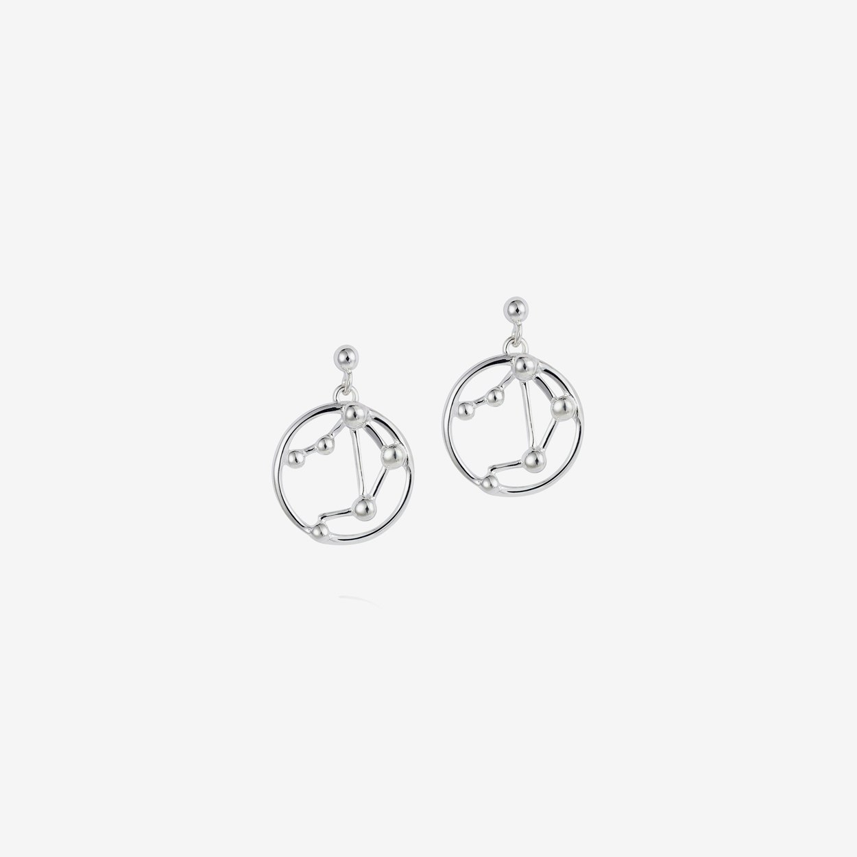 Libra Astrology Drop Studs by Yasmin Everley Jewellery