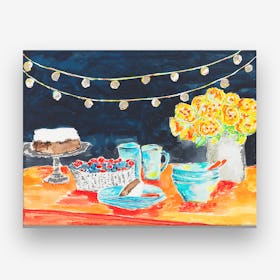 Night Party Canvas Print