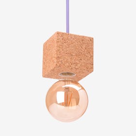 Moco Pendant Lamp - Purple / Natural