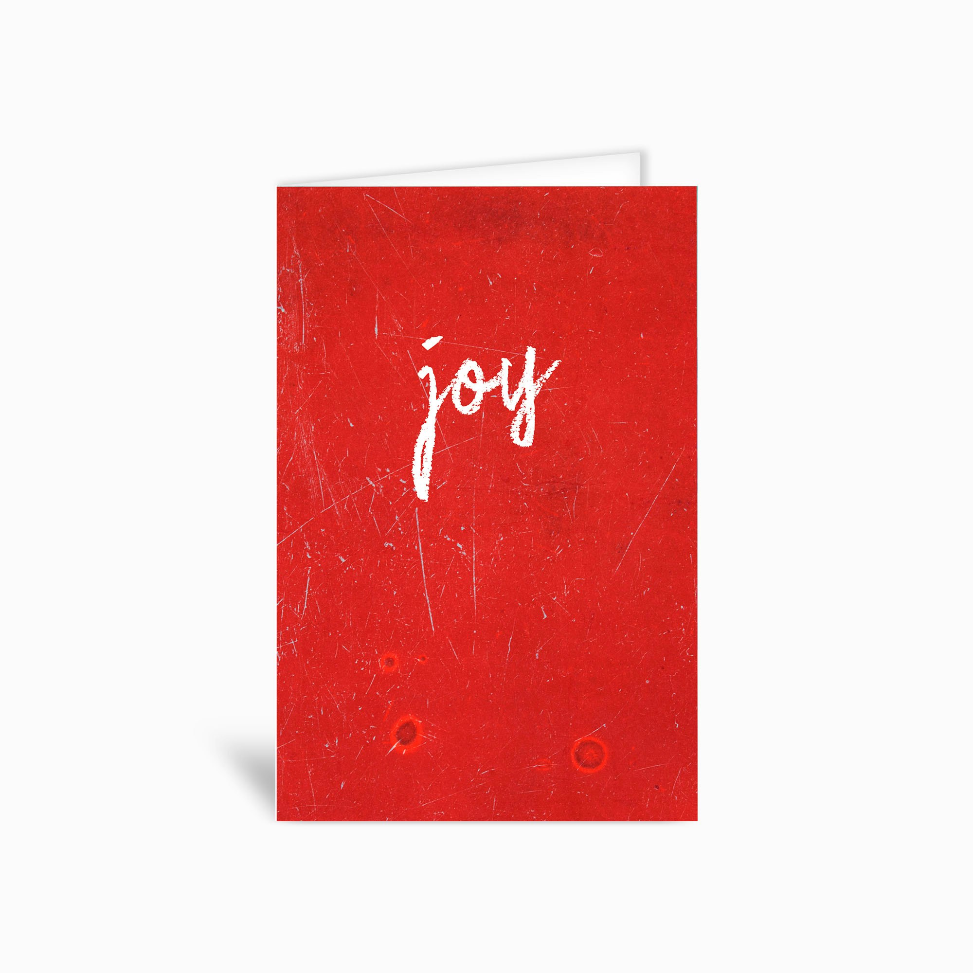 Red Joy Greetings Card by Jack, The Dog