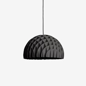 Arc Pendant Light in Black Plywood