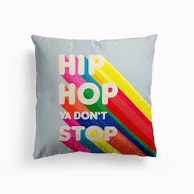 Hip Hop Typography Cushion