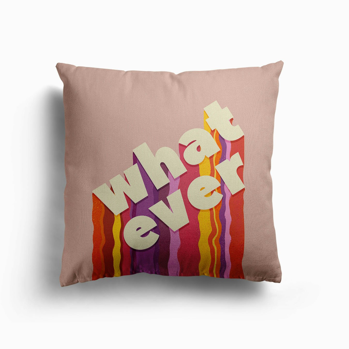 Whatever Canvas Coussin