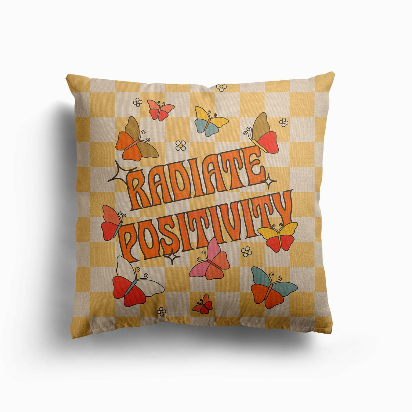 Radiate Positivity Canvas Cuscino