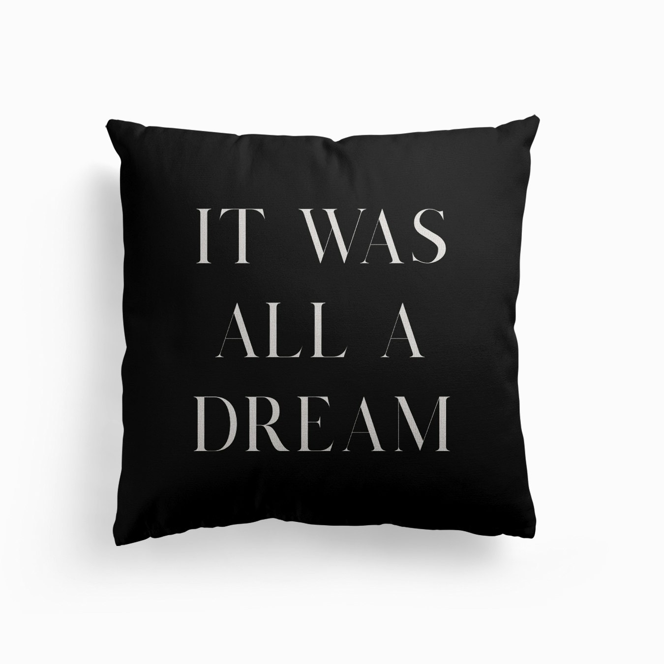 It Was All A Dream Canvas Cojín