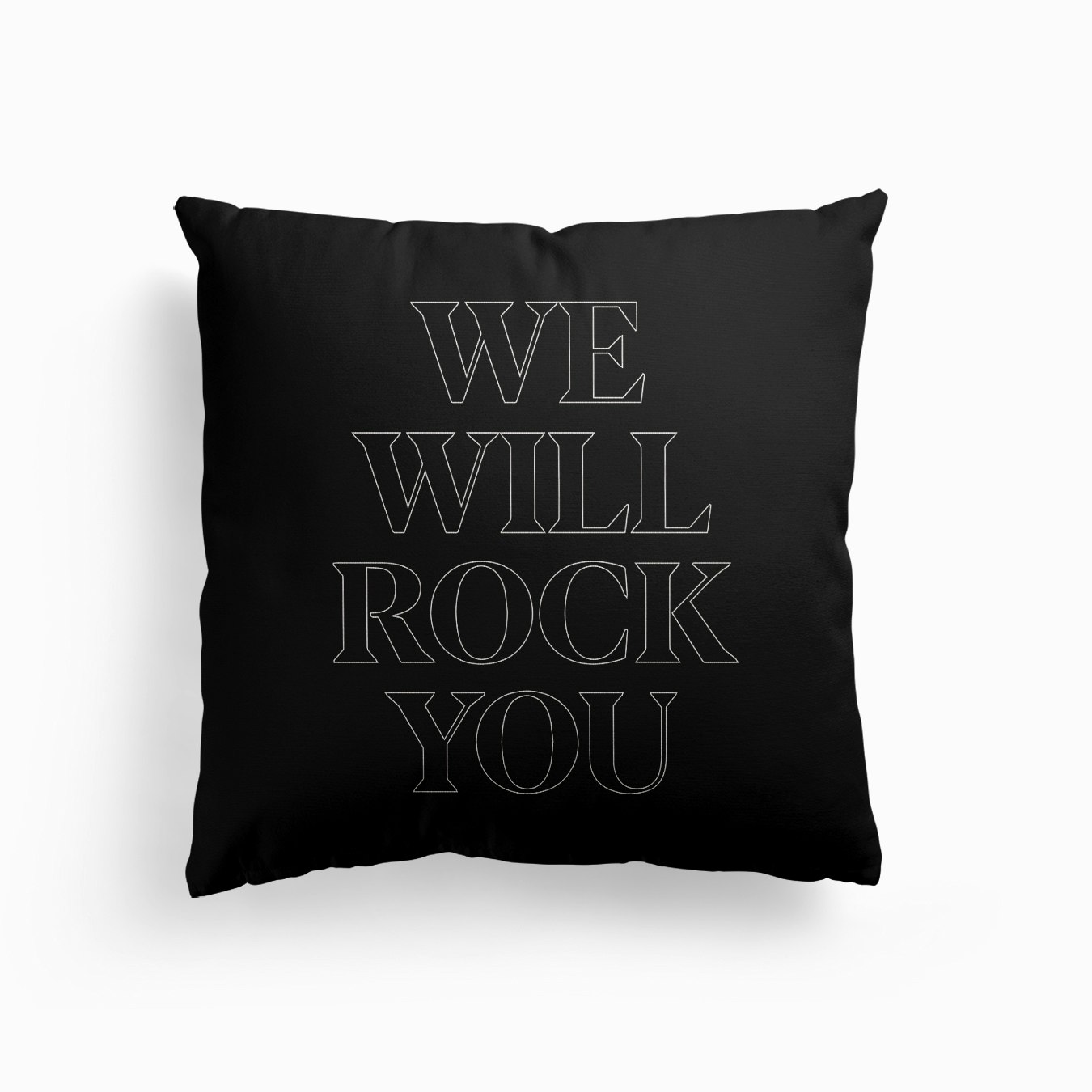 We Will Rock You 2 Canvas Coussin