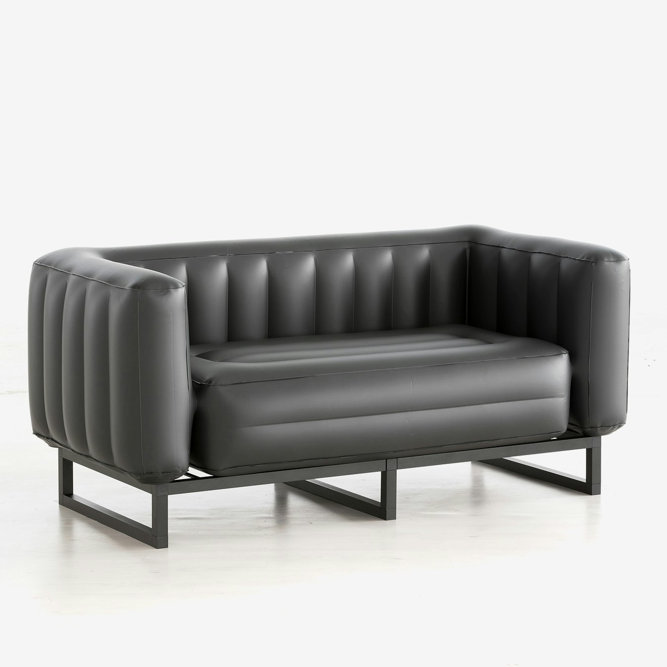 YOMI SOFA - Opaque Black - Black Frame