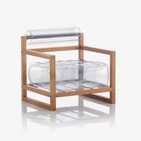 YOKO - Transparent - Wood Frame