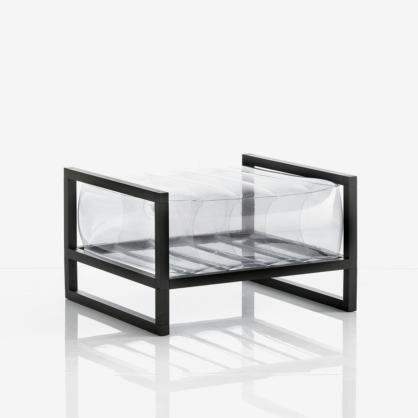 YOKO PUFF - Transparent - Black Frame