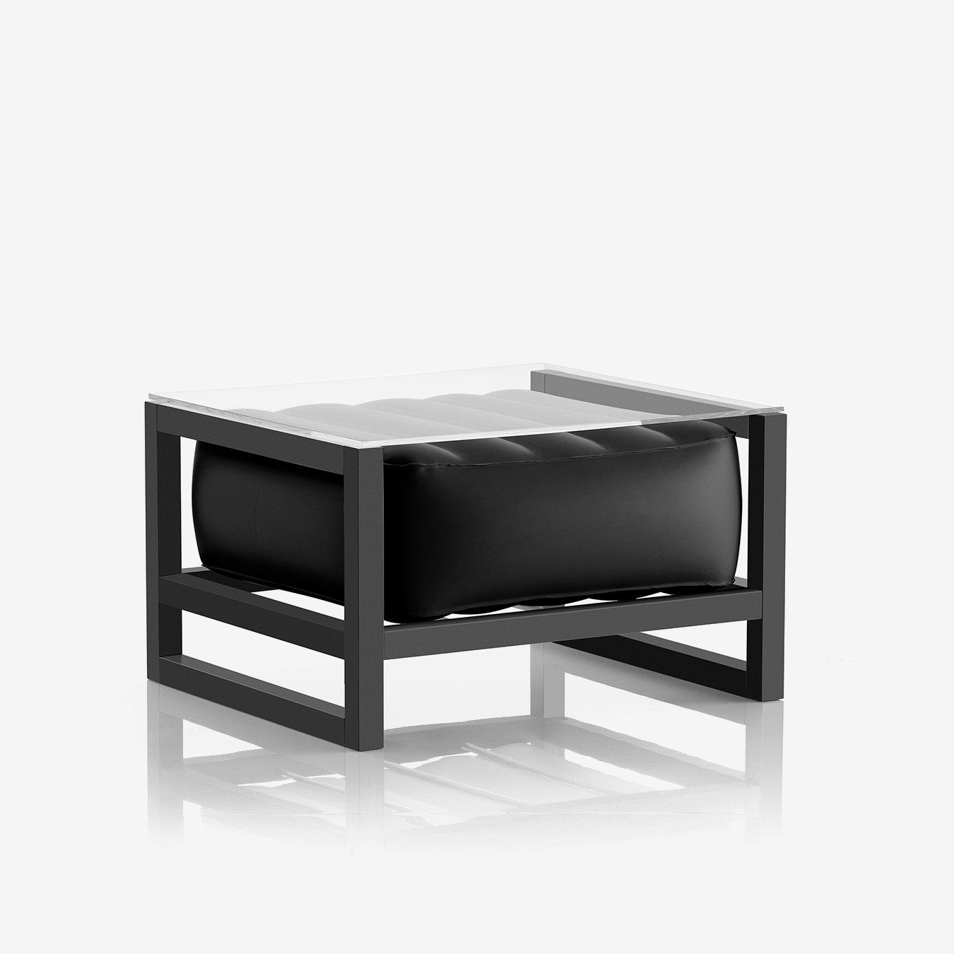 YOKO COFFE TABLE - Opaque Black - Black Frame by Mojow