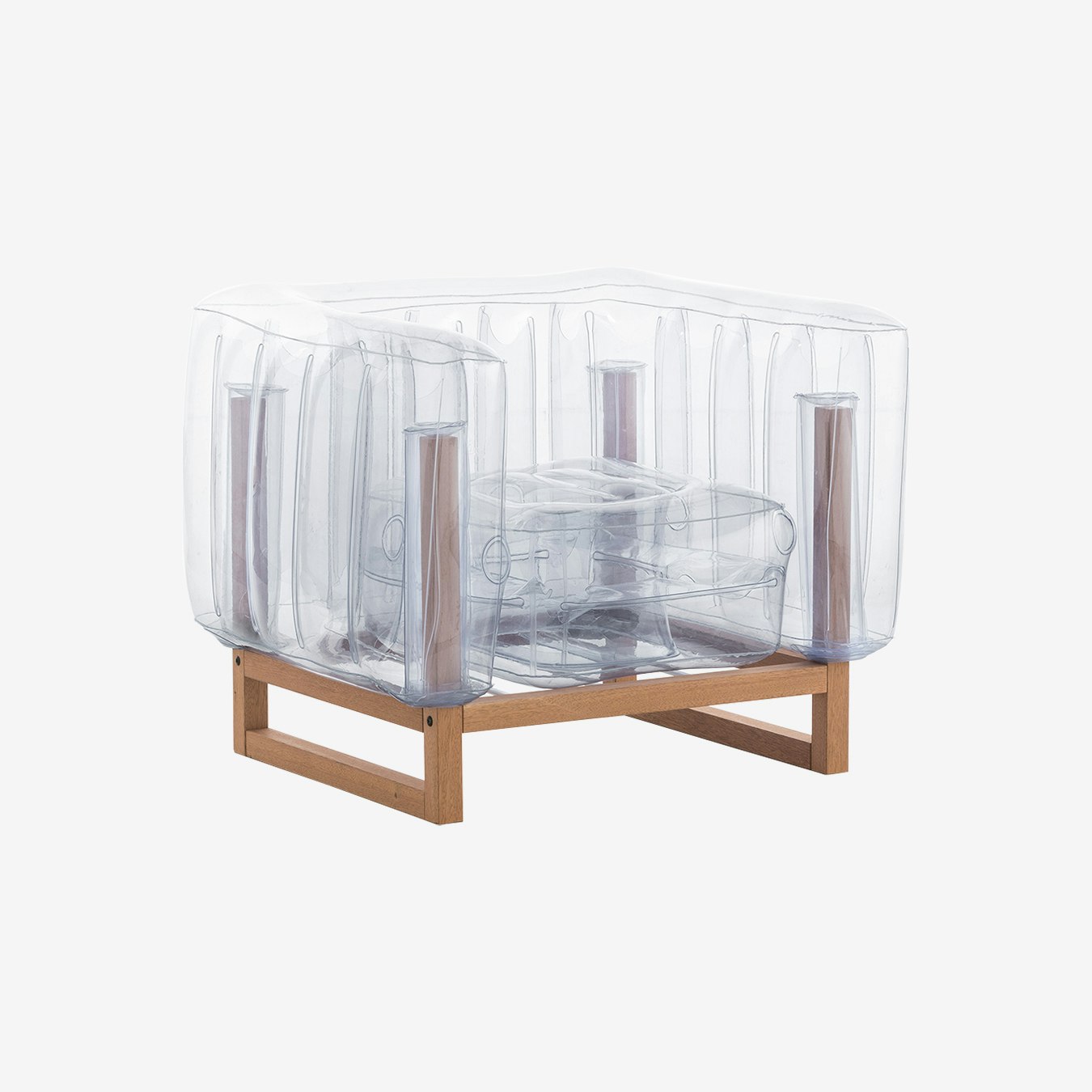 YOMI EKO WOOD Armchair - Tansparent