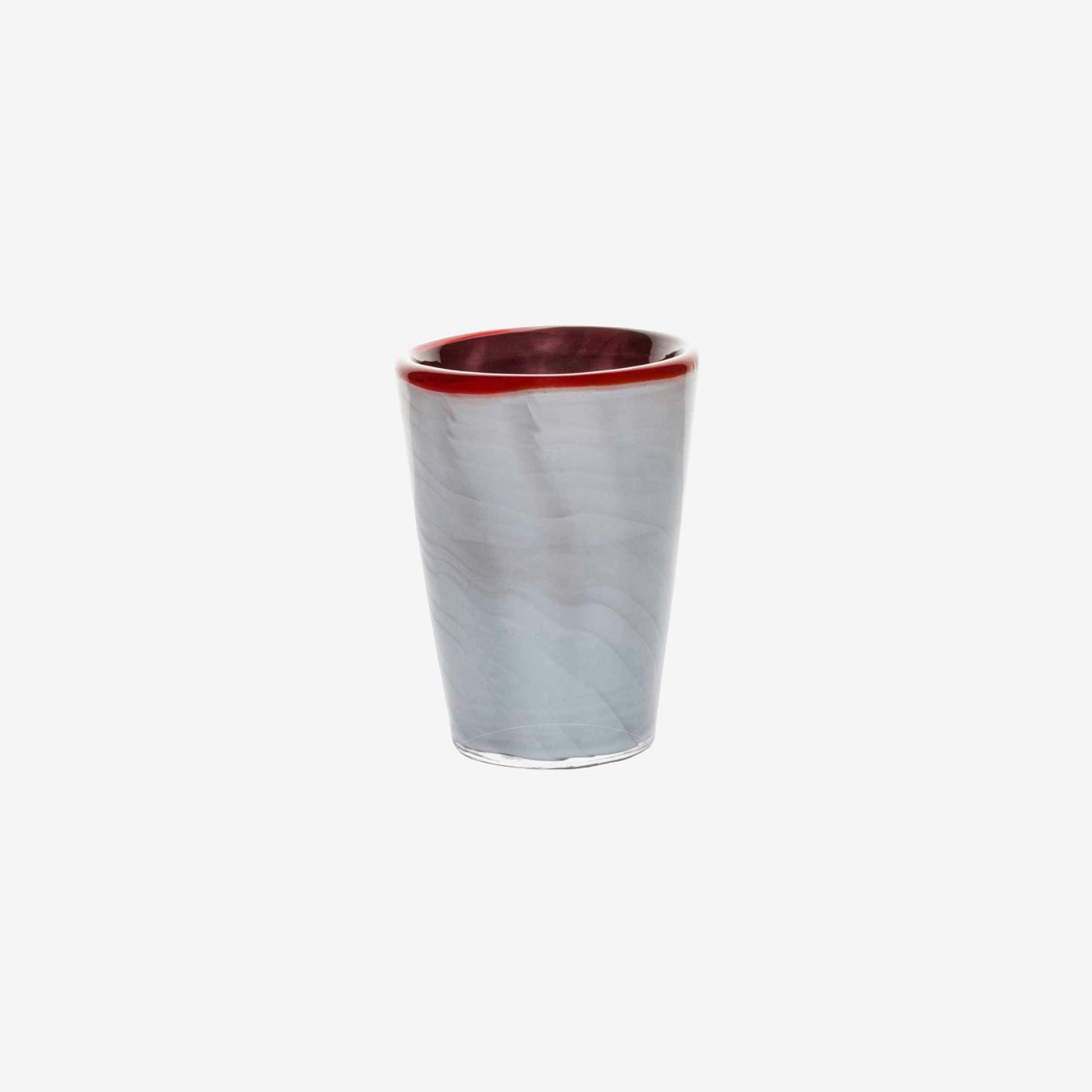 Italesse Mares Handcrafted Single Glass Tumbler in Sea Bass Design by Italesse