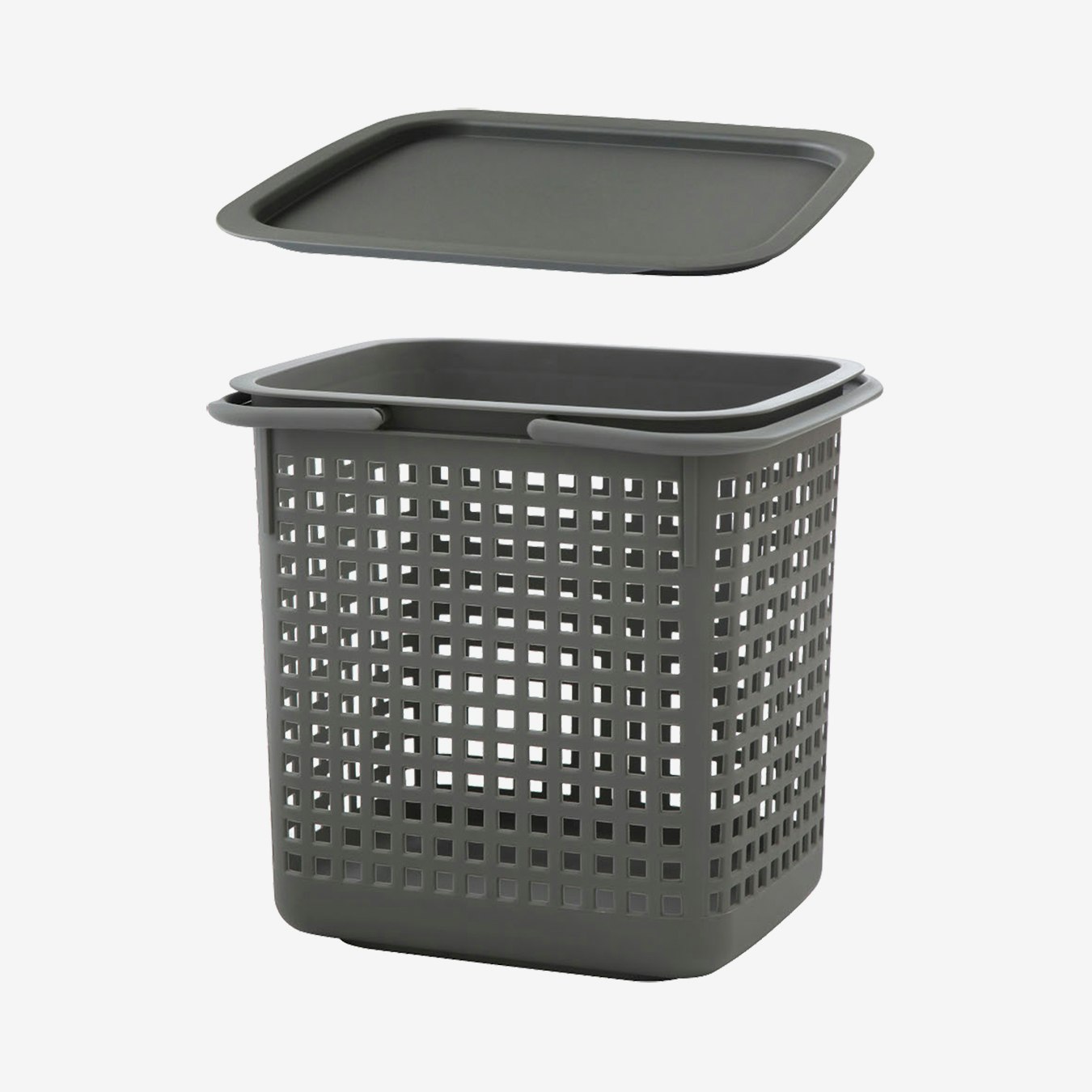 Cestino Tall Laundry & Storage Basket - Grey by Hachiman